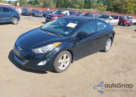 2013 Hyundai Elantra Gls из США, поврежденный, VIN 5NPDH4AE8DH303984